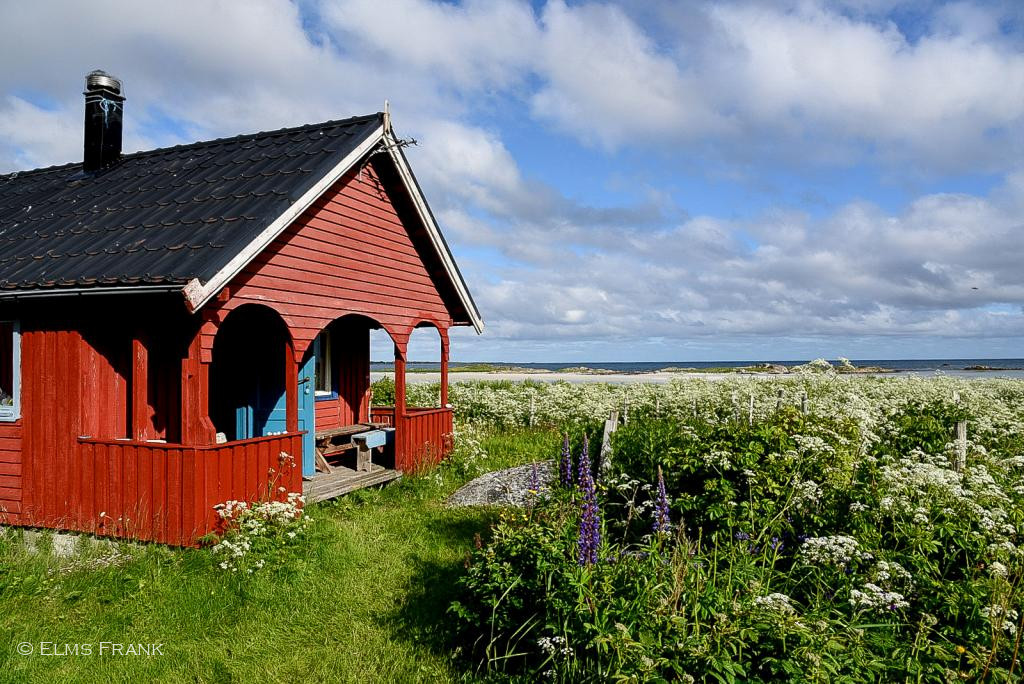 Hütte auf Gimsoy
