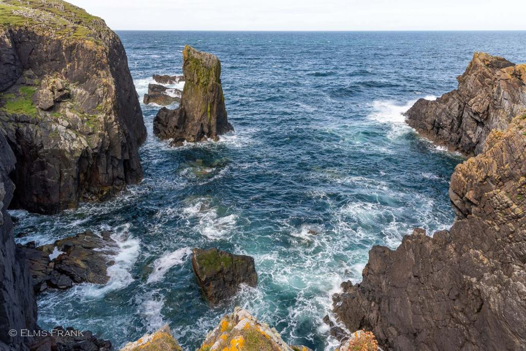 Küste bei Butt of Lewis Lighthouse - äußere Hebriden