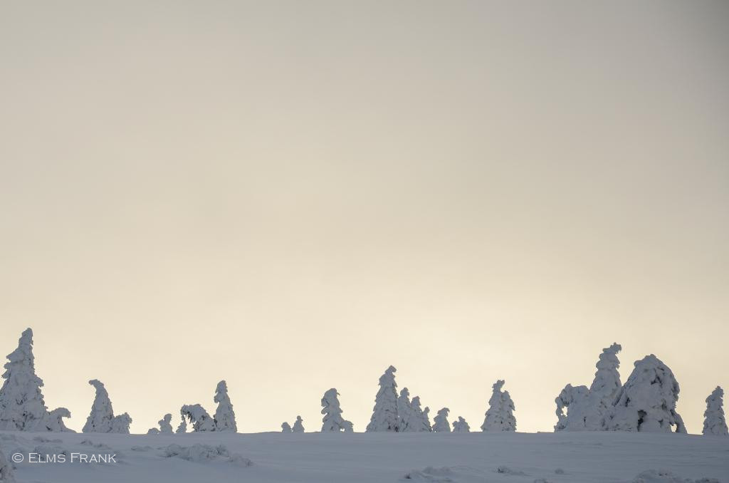 Figuren im Schnee