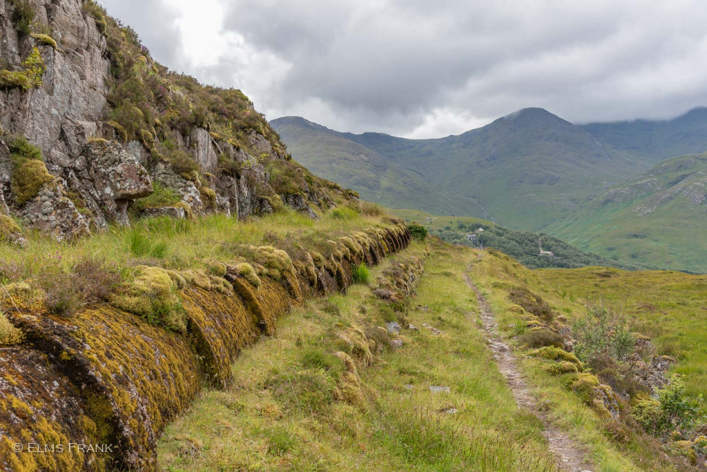 alte Wasser-Pipeline bei Kinlochleven
